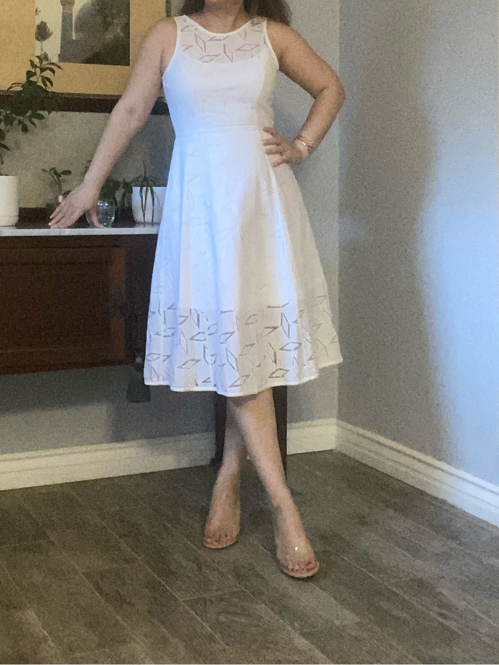White dress